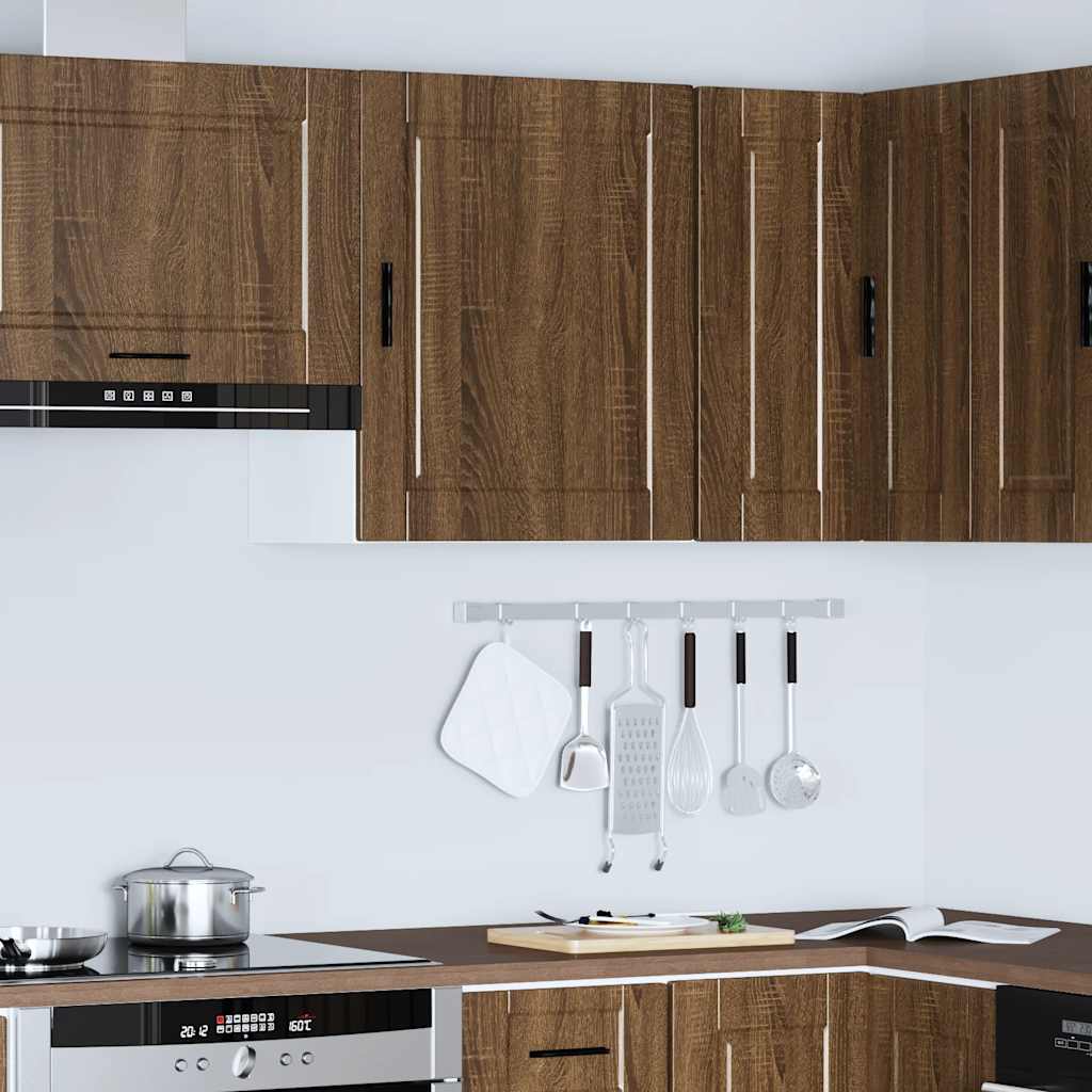 Küchen-Hängeschrank Porto Braun Eichen-Optik Holzwerkstoff