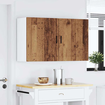 Køkken overskabe 2 stk Porto gammelt træ look træmateriale