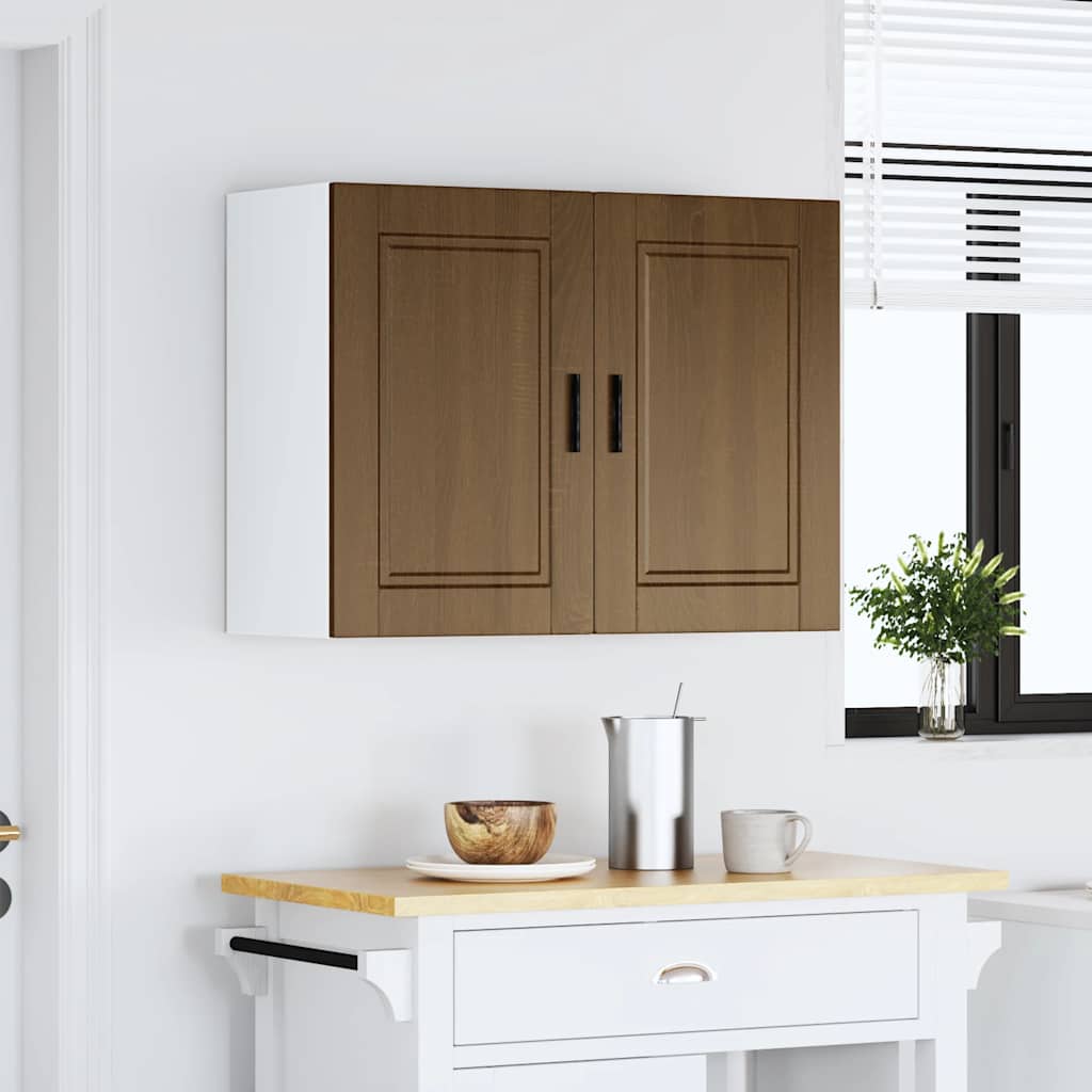 Küchen-Hängeschrank Porto Braun Eichen-Optik Holzwerkstoff