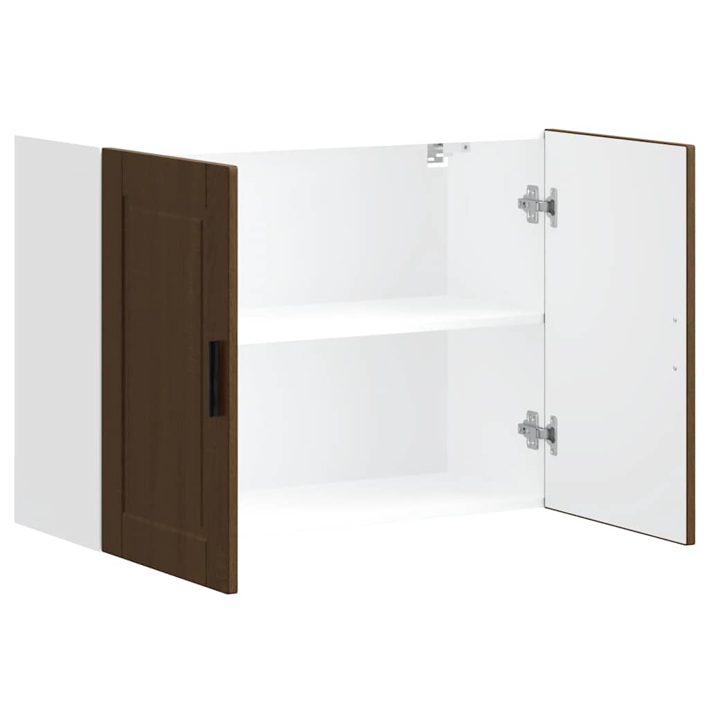 Küchen-Hängeschrank Porto Braun Eichen-Optik Holzwerkstoff