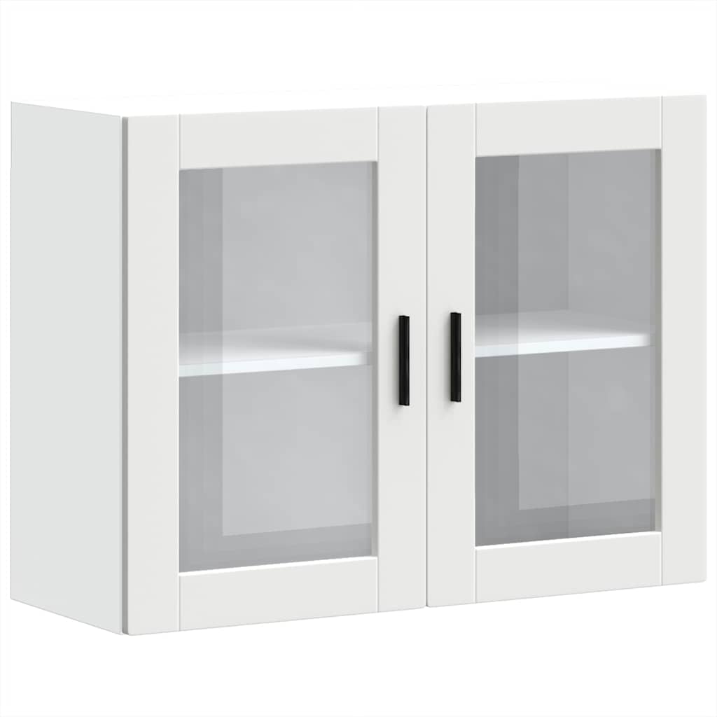 Küchen-Hängeschrank mit Glastür Porto Weiß