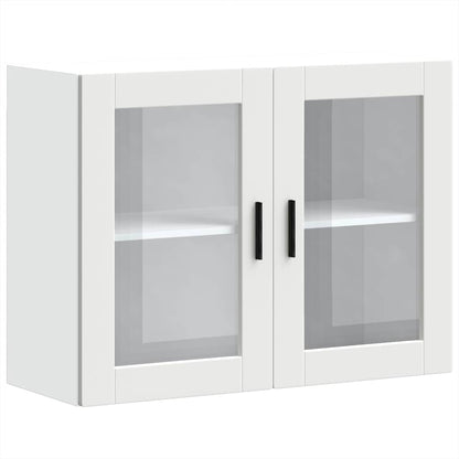 Küchen-Hängeschrank mit Glastür Porto Weiß