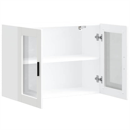 Küchen-Hängeschrank mit Glastür Porto Weiß