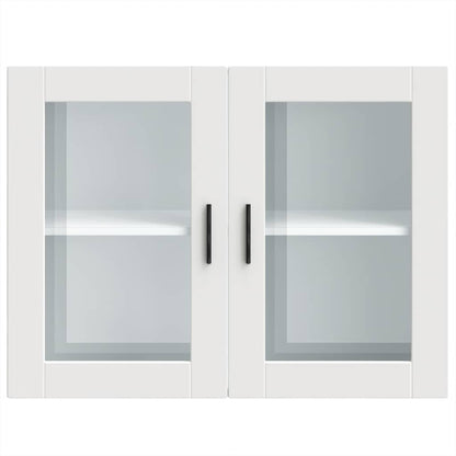 Küchen-Hängeschrank mit Glastür Porto Weiß