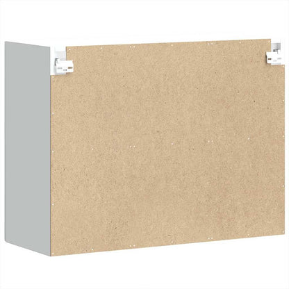 Küchen-Hängeschrank mit Glastür Porto Hochglanz-Weiß