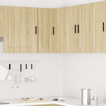 Küchen-Eckhängeschrank Porto Sonoma-Eiche Holzwerkstoff