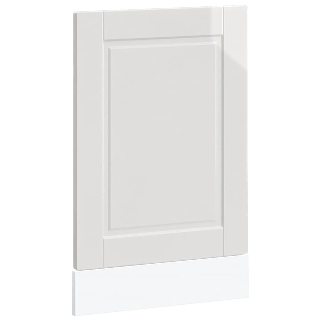 Opvaskemaskine panel Porto højglans hvid 45x1,5x67 cm