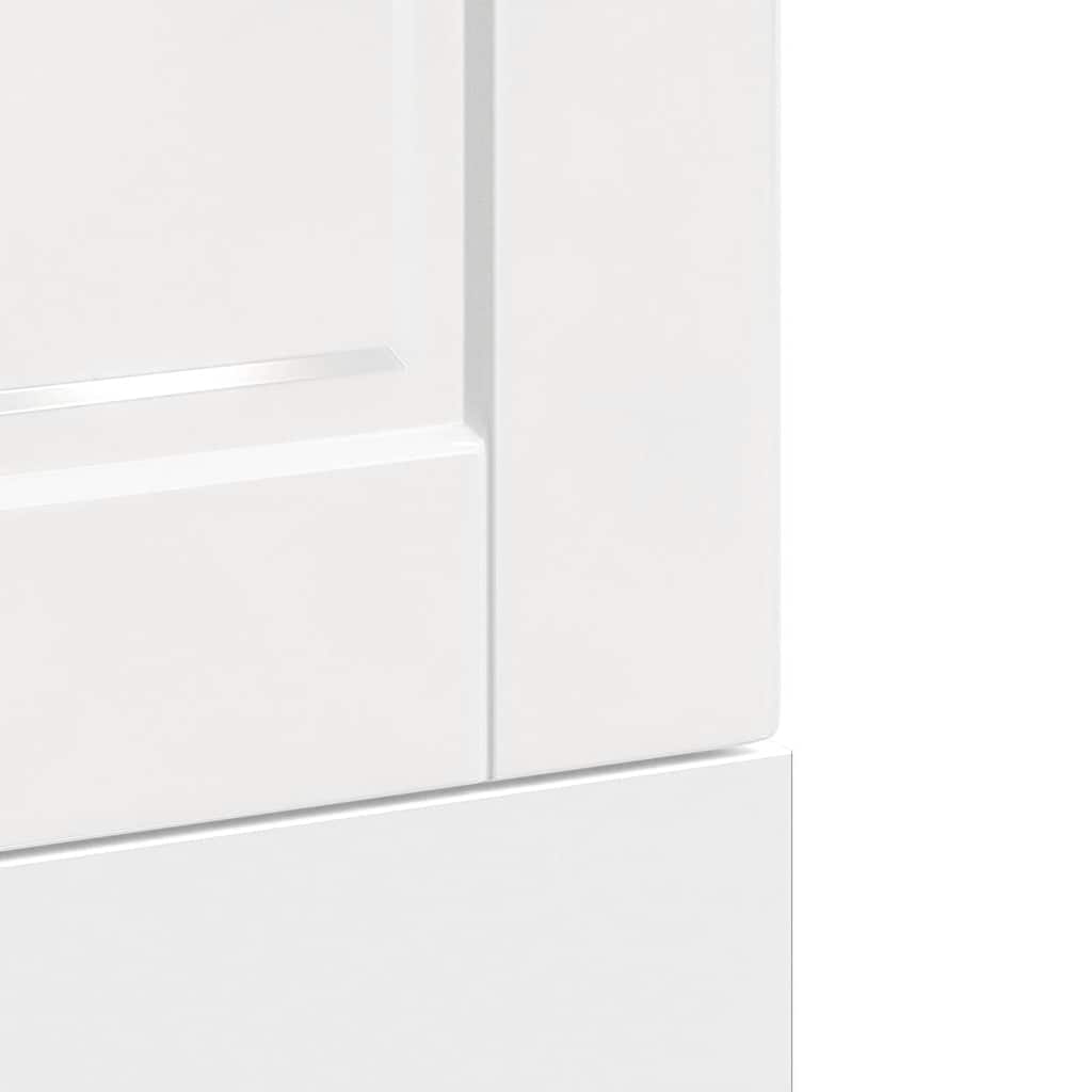 Opvaskemaskine panel Porto højglans hvid 45x1,5x67 cm