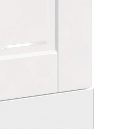 Opvaskemaskine panel Porto højglans hvid 45x1,5x67 cm