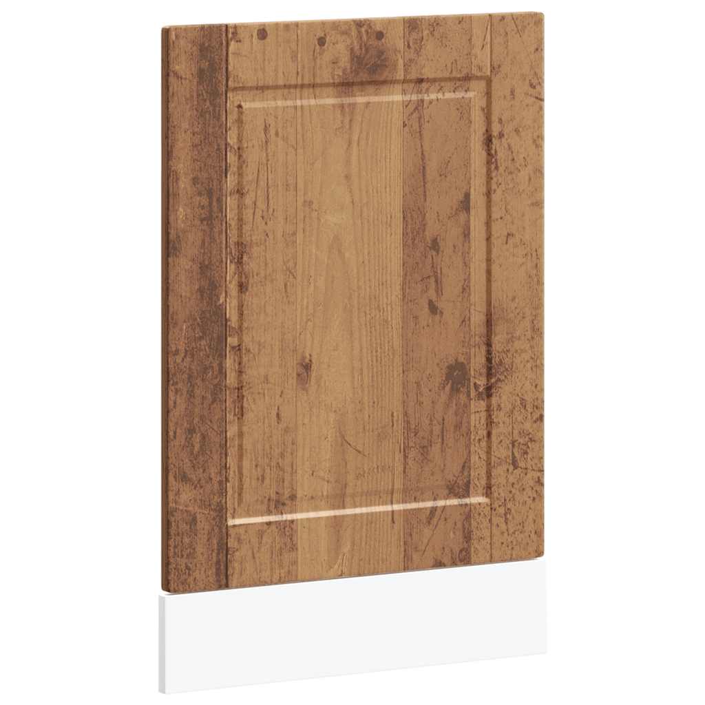 Opvaskemaskine panel Porto gammelt træ look 45x1,5x67 cm