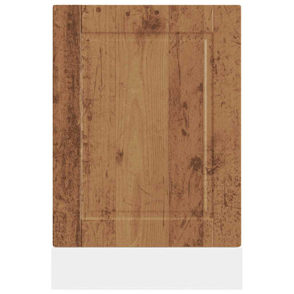 Opvaskemaskine panel Porto gammelt træ look 45x1,5x67 cm
