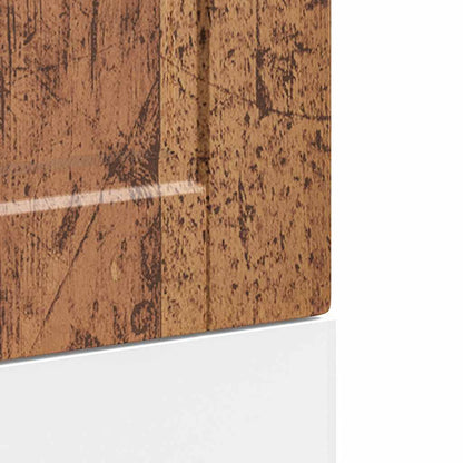Opvaskemaskine panel Porto gammelt træ look 45x1,5x67 cm