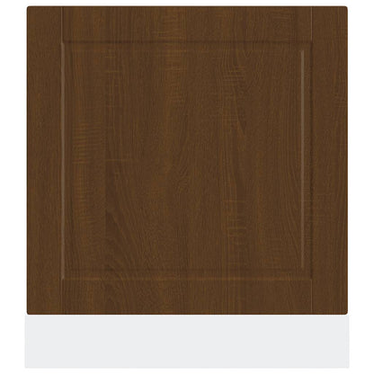 Geschirrspülerblende Porto Braun Eichen-Optik 60x1,5x67 cm