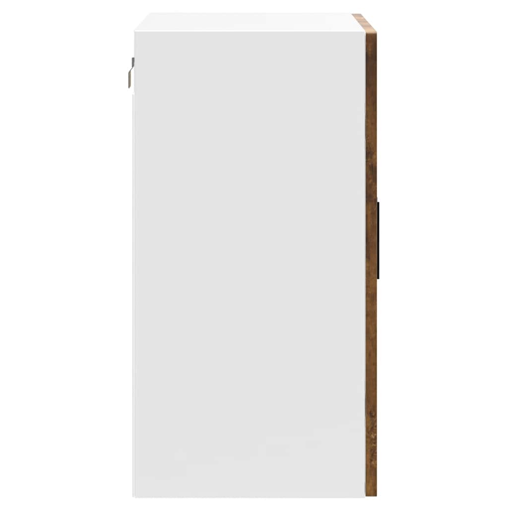 Küchen-Hängeschrank mit Glastür Porto Räuchereiche