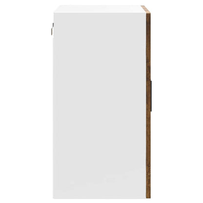 Küchen-Hängeschrank mit Glastür Porto Räuchereiche