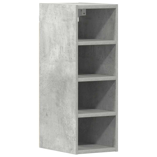 Overskab Beton Grå 20x29,5x60 cm Træ Materiale