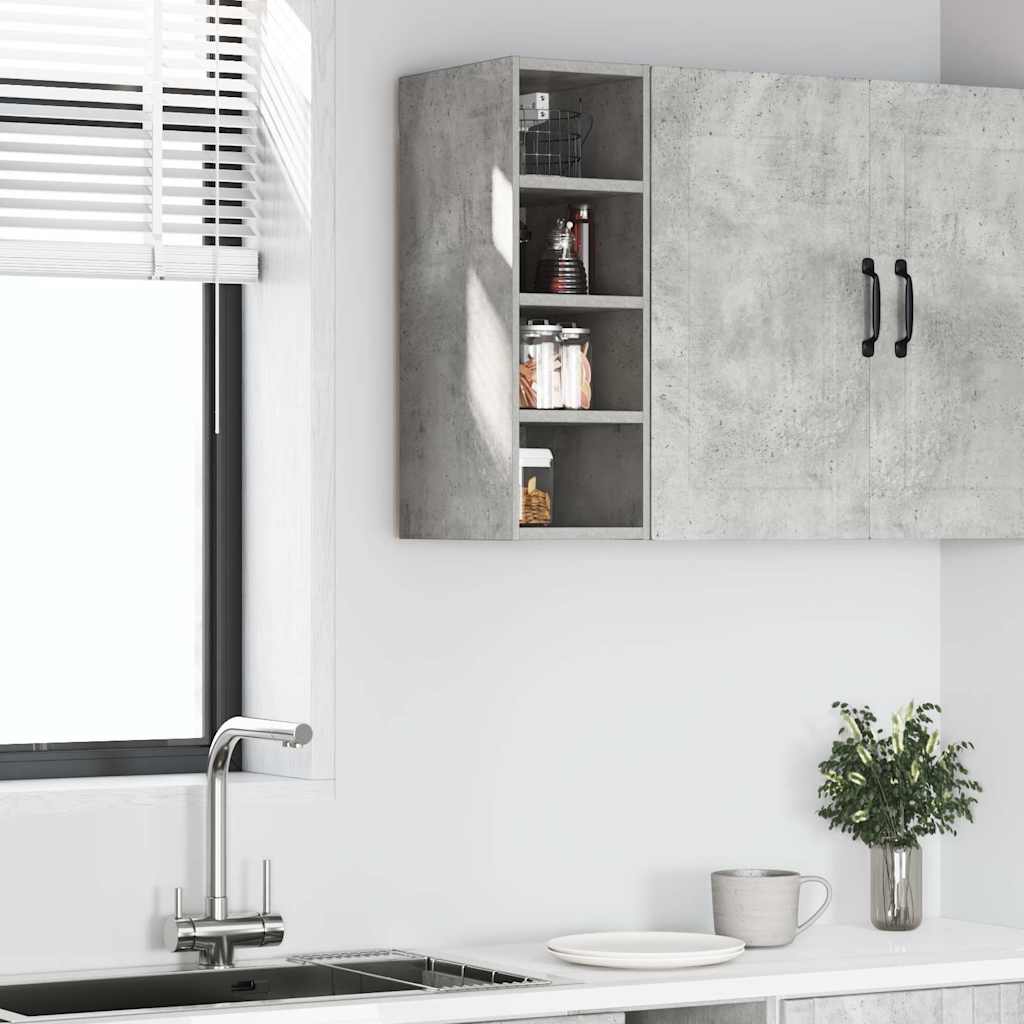 Hängeschrank Riga Betongrau 20x29,5x60 cm Holzwerkstoff