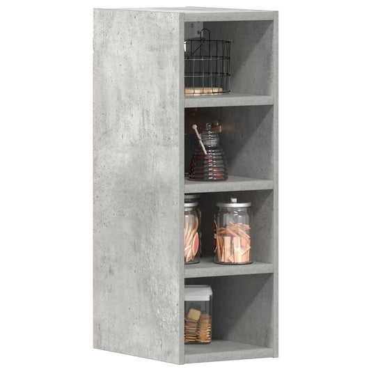 Overskab Beton Grå 20x29,5x60 cm Træ Materiale