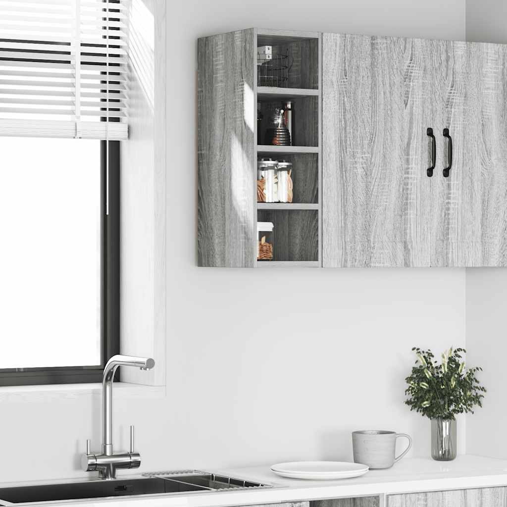 Vægskab Grå Sonoma 20x29,5x60 cm Træ Materiale