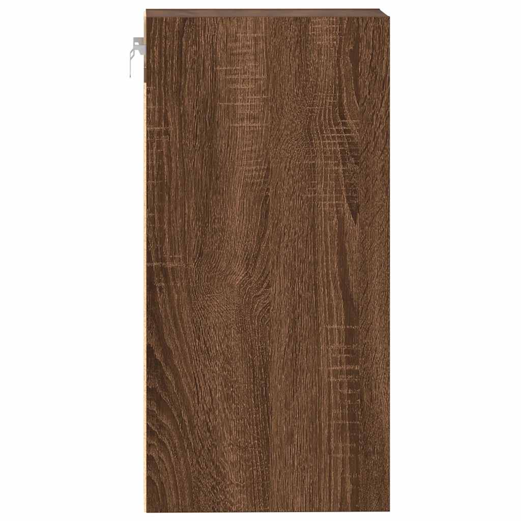 Overskab Brun Eg Look 20x29,5x60 cm Træ Materiale