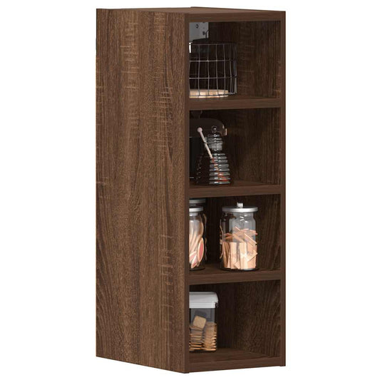 Overskab Brun Eg Look 20x29,5x60 cm Træ Materiale