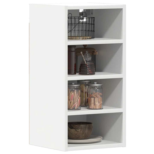 Overskab Hvid 30x29,5x60 cm Træ Materiale