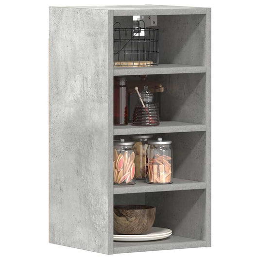 Overskab Beton Grå 30x29,5x60 cm Træ Materiale