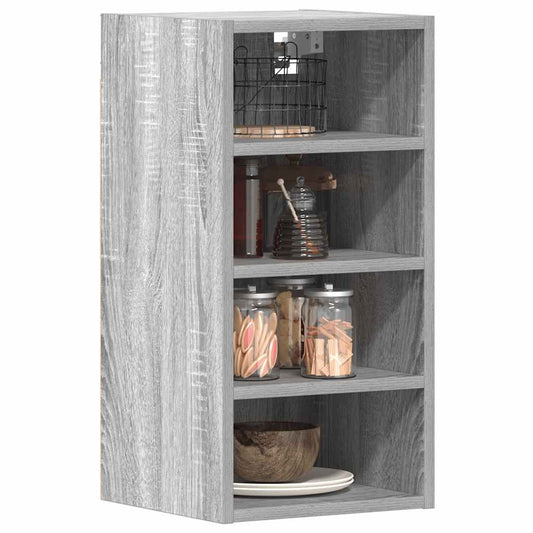 Vægskab Grå Sonoma 30x29,5x60 cm Træ Materiale