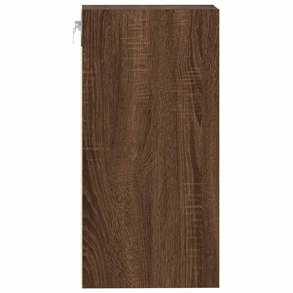 Overskab Brun Eg Look 30x29,5x60 cm Træ Materiale