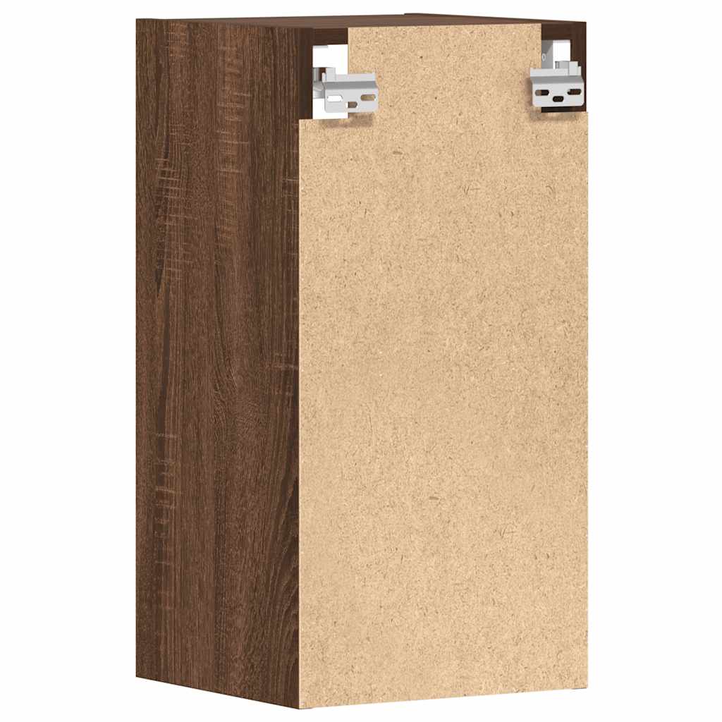 Overskab Brun Eg Look 30x29,5x60 cm Træ Materiale