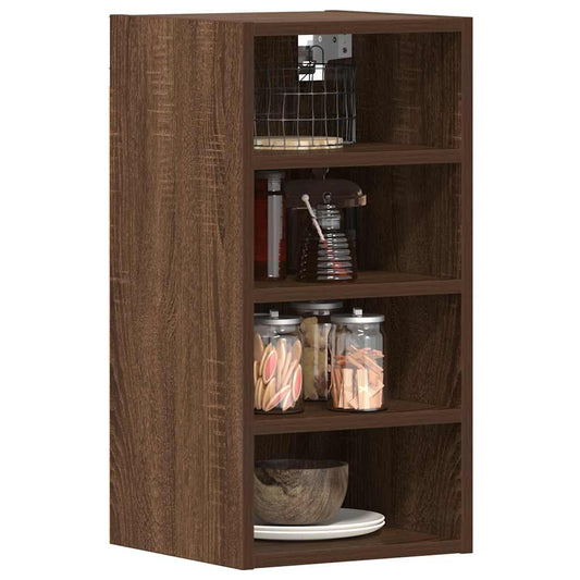 Overskab Brun Eg Look 30x29,5x60 cm Træ Materiale