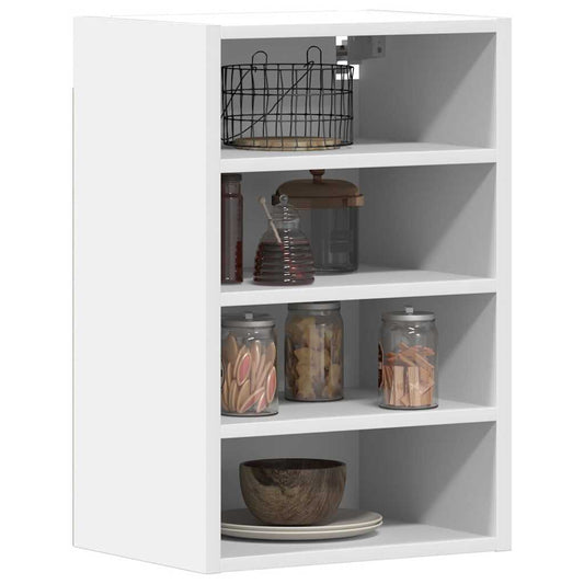 Overskab Hvid 40x29,5x60 cm Træ Materiale