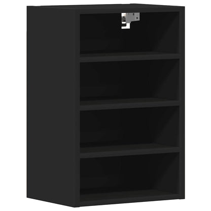Hängeschrank Riga Schwarz 40x29,5x60 cm Holzwerkstoff