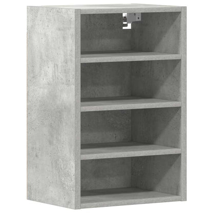 Overskab Beton Grå 40x29,5x60 cm Træ Materiale