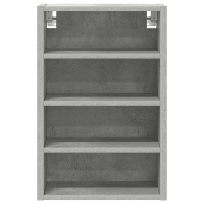 Overskab Beton Grå 40x29,5x60 cm Træ Materiale