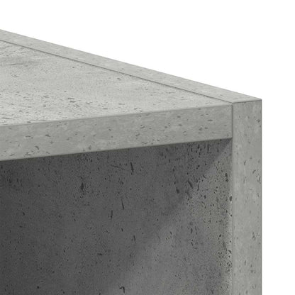 Overskab Beton Grå 40x29,5x60 cm Træ Materiale