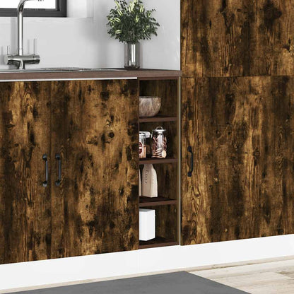 Unterschrank Riga Räuchereiche 20x44,5x81,5 cm Holzwerkstoff