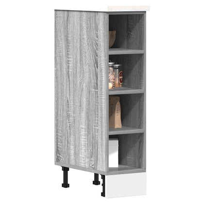 Unterschrank Riga Grau Sonoma 20x44,5x81,5 cm Holzwerkstoff