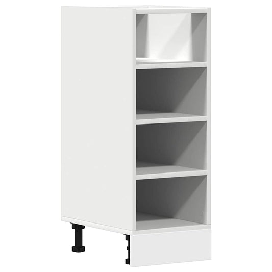 Underskab Hvid 30x44,5x81,5 cm Træ Materiale
