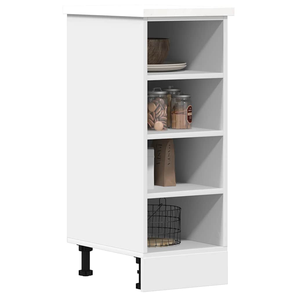 Unterschrank Riga Weiß 30x44,5x81,5 cm Holzwerkstoff