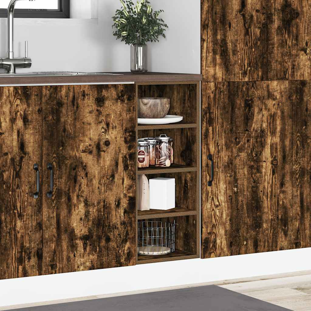 Unterschrank Riga Räuchereiche 30x44,5x81,5 cm Holzwerkstoff