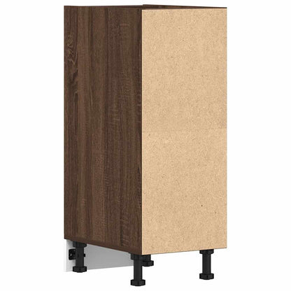Unterschrank Riga Braun Eichen-Optik 30x44,5x81,5 cm Holzwerkstoff