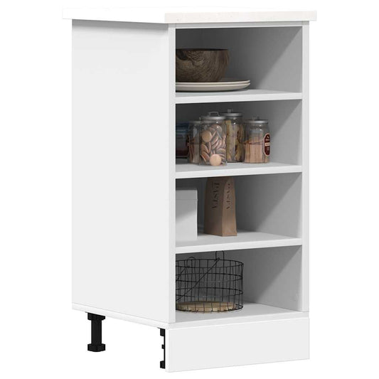 Underskab Hvid 40x44,5x81,5 cm Træ Materiale