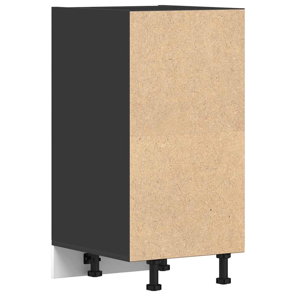 Underskab Sort 40x44,5x81,5 cm Træ Materiale