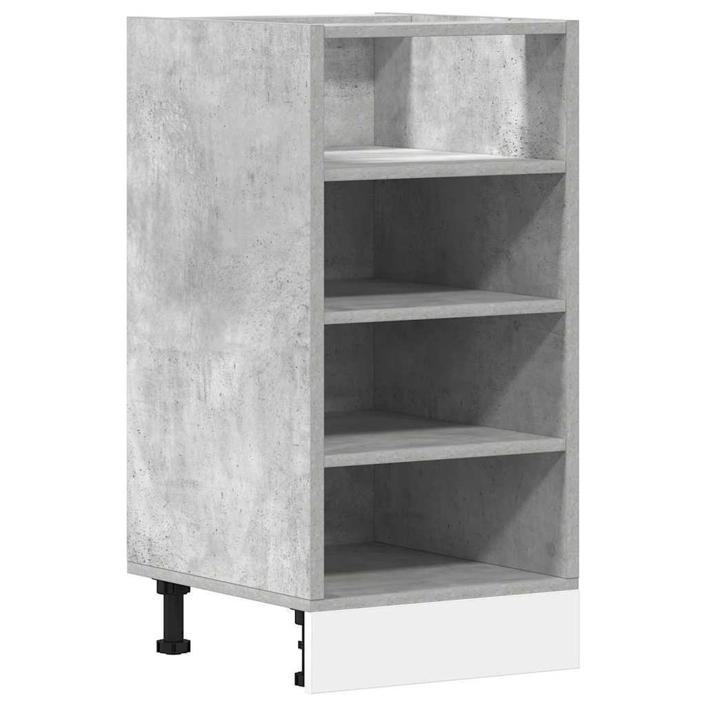 Underskab betongrå 40x44,5x81,5 cm træmateriale