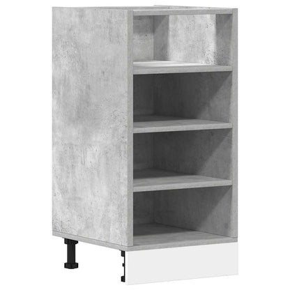 Underskab betongrå 40x44,5x81,5 cm træmateriale