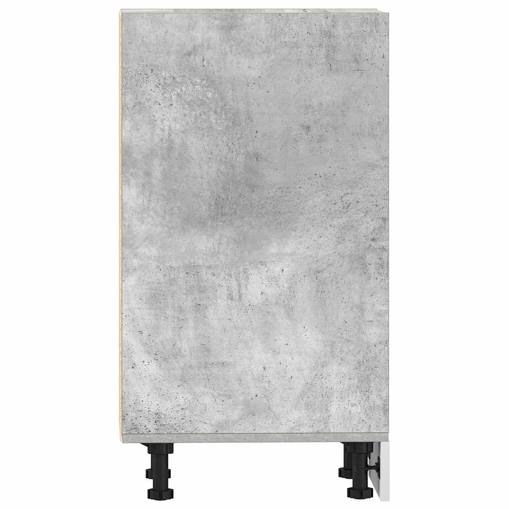 Underskab betongrå 40x44,5x81,5 cm træmateriale