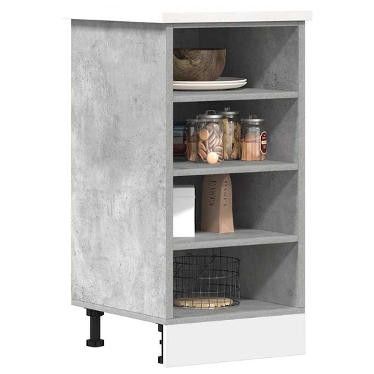 Underskab betongrå 40x44,5x81,5 cm træmateriale