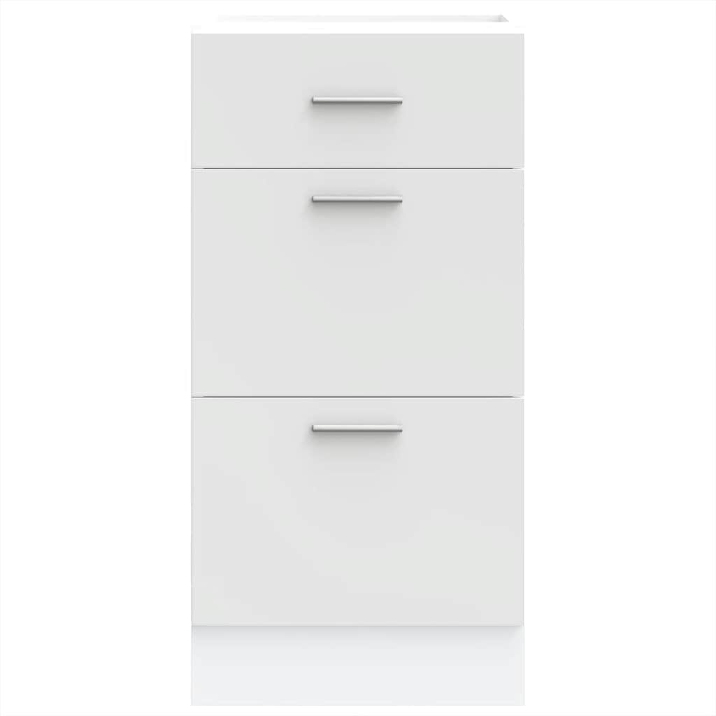 Underskab Hvid 40x46x81,5 cm Træ Materiale