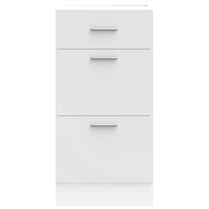 Underskab Hvid 40x46x81,5 cm Træ Materiale